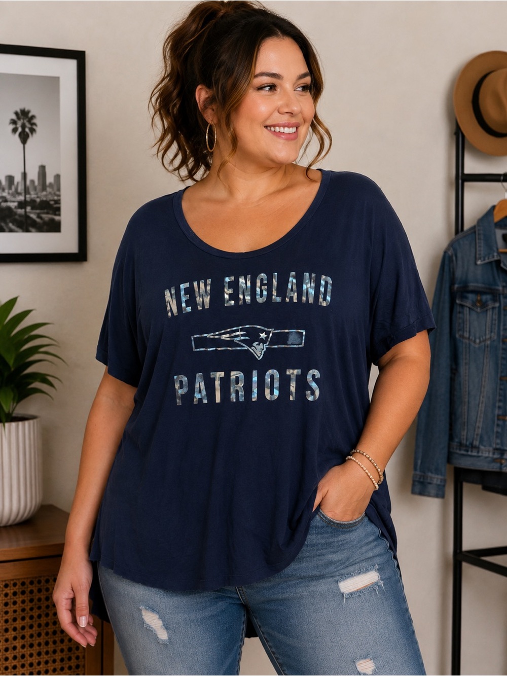 New England Patriots NFL Women’s T-Shirt – Size XL